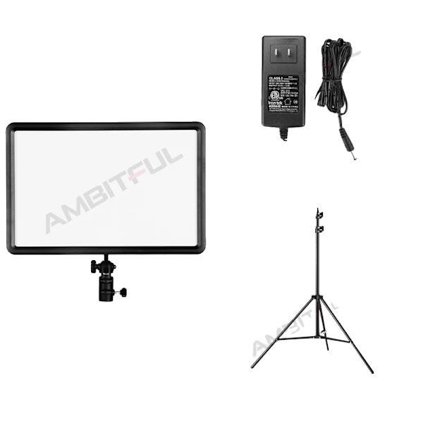 LEDP260C himmennettävä LED-videovalo, kaksivärinen 3300K-5600K, korkea CRI >95,Kit 2Sarja 2 Kit 2 Kit 2