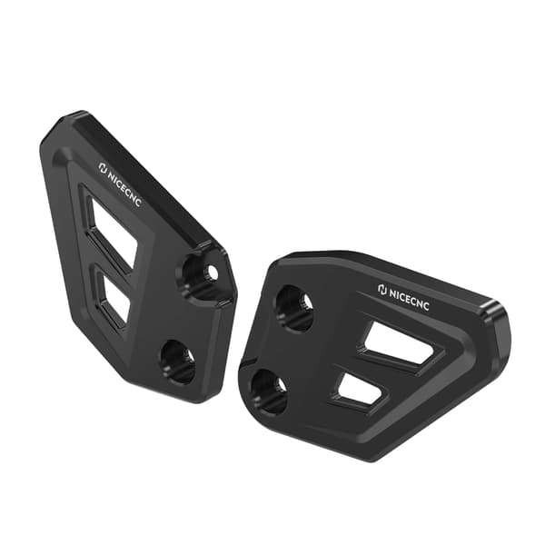 Bagbremse Master Cylinder Beskyttelse, Holdbart Aluminium, Nem Installation, sort