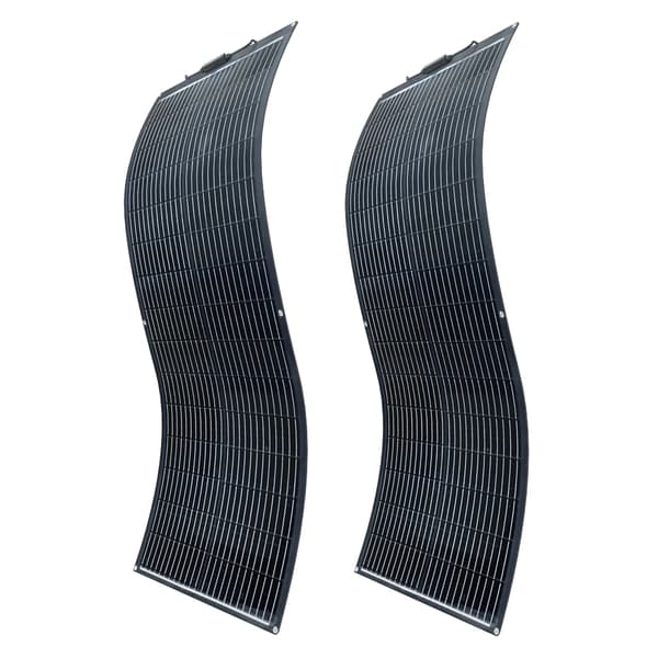 Flexibelt monokristallint solpanel, 100W effektuttag, lättviktsdesign,200W-2x100w-a