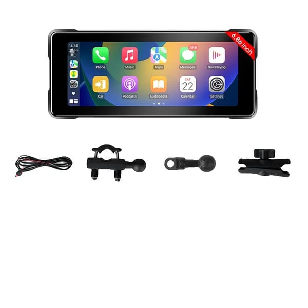 GPS-navigationsenhet, trådlös CarPlay, Android Auto-kompatibilitet, INGEN DVR, Ingen-a