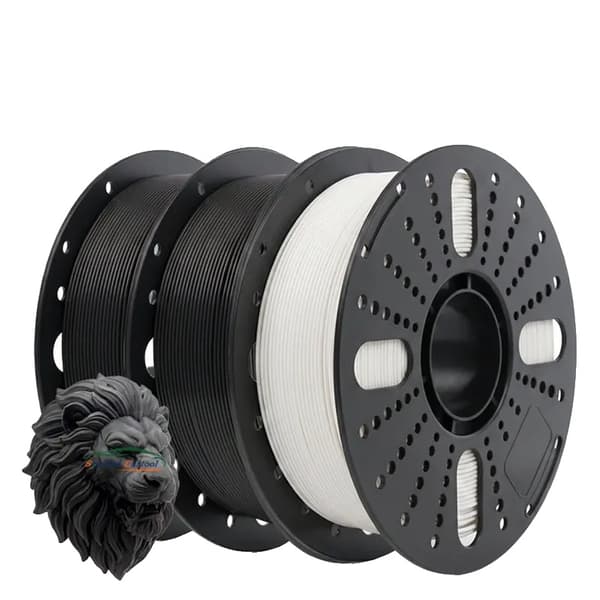3D Filament, PETG Materiale, 1,75 mm Diameter, 2BK 1WT