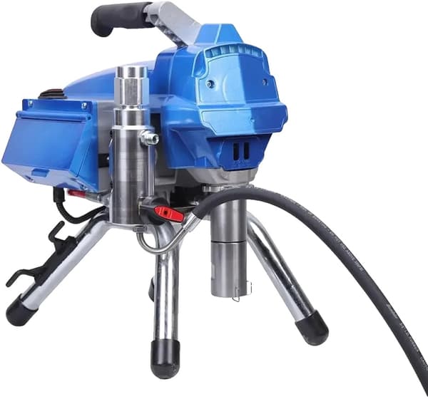 Luftløs malersprøjte, højtryk, 3000W effekt, børsteløs motor, 3000psi, Blå