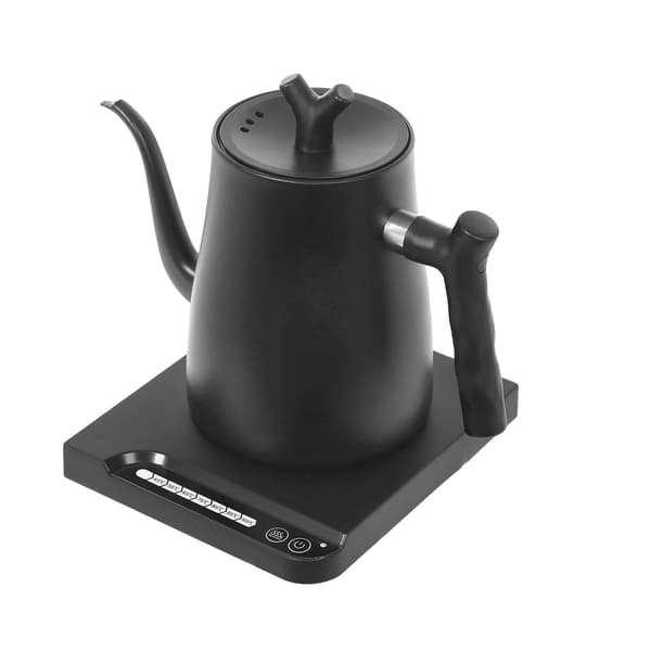Elkedel, 304 rustfrit stål, intelligent temperaturkontrol, sort