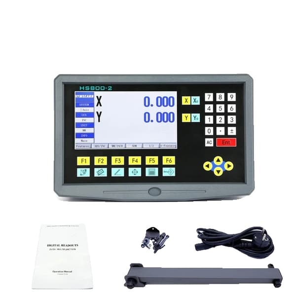 LCD DRO Kit, Multi-sprogs understøttelse, Høj præcisions opløsning, HS800-2 LCD DRO