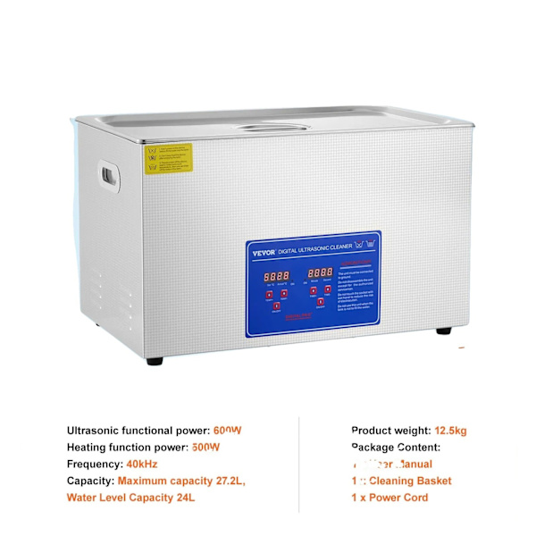 VEVOR Ultralydsrenser, Digital Kontrol, Forskellige Kapaciteter,100A 100A 100A