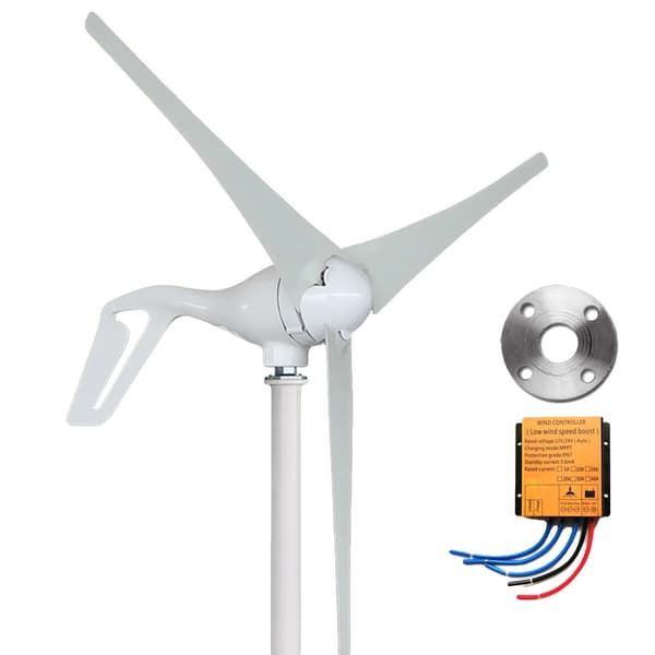 Vindmølle, Effektiv Energiomdannelse, Brugervenligt Design, 400W 3 Blade MPPT, 24V