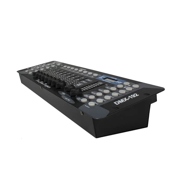 DMX-controller, 192 DMX-kanaler, 8 programmerbare scener, EU stik