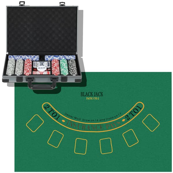 SSPORTNOW Poker Set, 400 Jetonger, 2 Kortlekar, MULTI