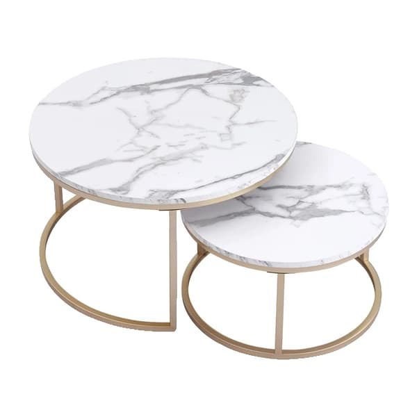 Kaffebord, Pladsbesparende Design, Elegant Æstetik, 60cm og 40cm