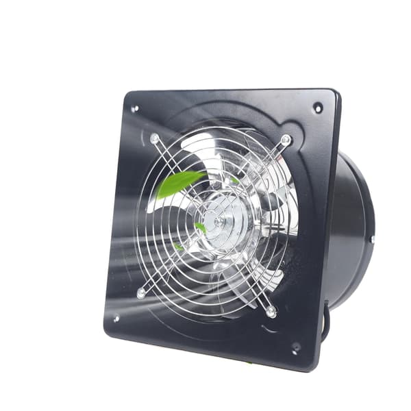 Vægudblæsningsventilator, 80W effekt, 850m³/t luftstrøm, stille drift