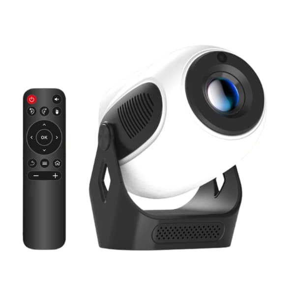 Projektor, 720P HD opløsning, WiFi 6 forbindelse, HY300-X-Hvid, EU Stik-a