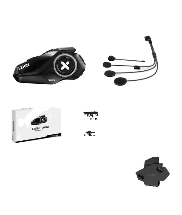 Motorcykel Intercom, Bluetooth Forbindelse, Støjdæmpningsteknologi, G2P-1PC