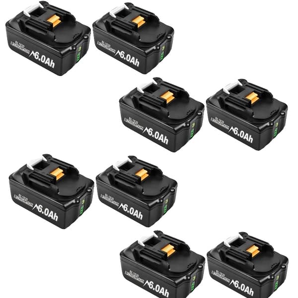 Batteri, 18V Li-ion, Hög kapacitet, 8 batteri 6.0Ah