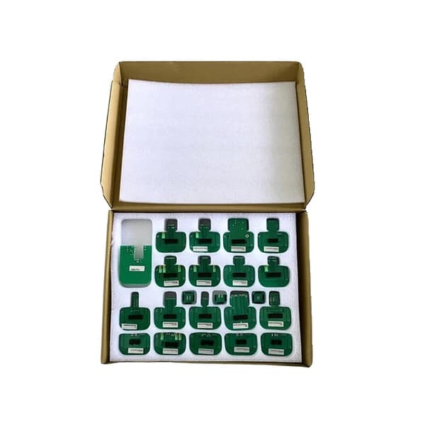 ECU Manager, Röd Kess V5017, LED BDM Ram, Kess 5017, 22PCS Adaptrar