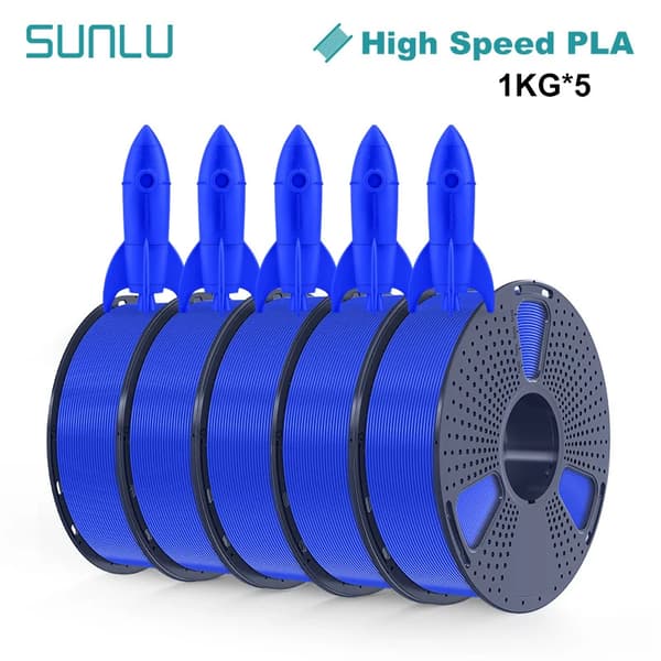 3D-printer filament, høj hastighed, fugtfri, HSPLA Blå