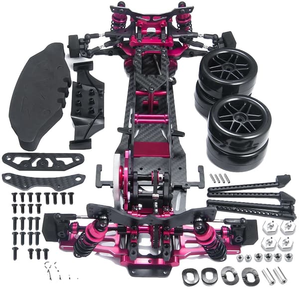 Metallramchassi, mångsidig kompatibilitet, uppgraderingspotential, B-Sakura D5 MR