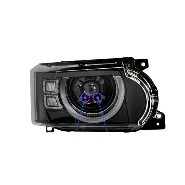 Hovedlampe, LED-forlygter, projektorlinse, Range Rover, 2010-2013, Range Rover