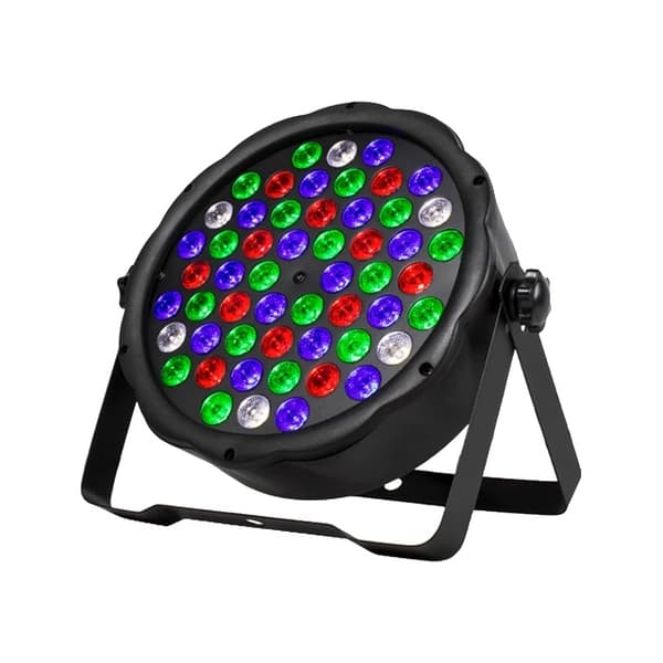 LED Par Lys, DMX Kontrol, Strobe Effekt, 1PCS, EU Stik