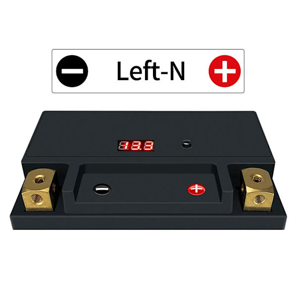 Motorcykel LiFePO4 batteri KP14L-BS, 9Ah kapacitet, 520A CCA,Negative Positive L Negative Positive L Negative Positive