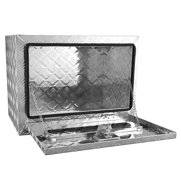 Trunk Box, Aluminium Verktygslåda, Vattentät Design, armégrön