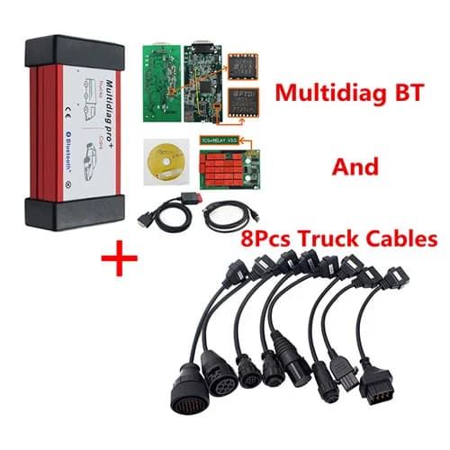 OBD2 Scanner, Understøttelse af flere bilmodeller, Ny VCI Multidiag Pro Diagnostisk VÆRKTØJ