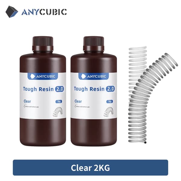 UV-harts, hög seghet, hög styvhet,2kg Klar