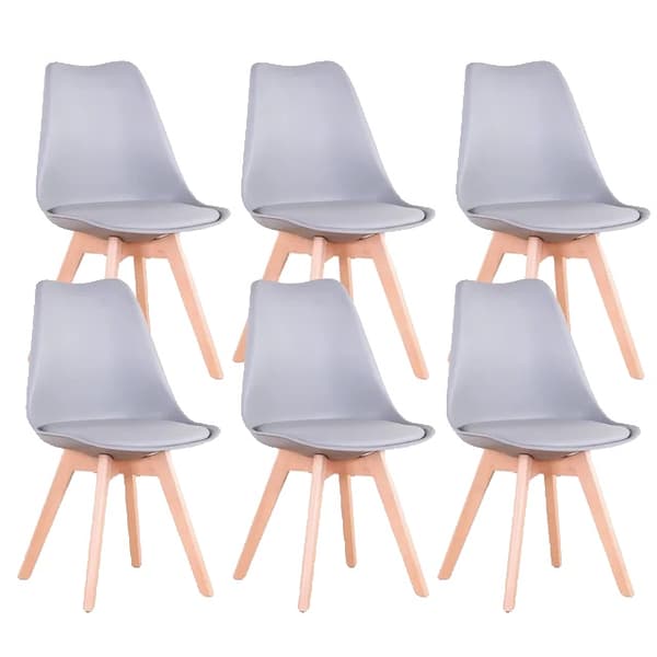 Matstolar, Modern Design, Bekväm Polstrad Sittplats, 6PCS