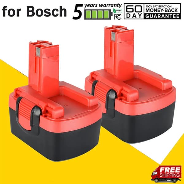 Uppladdningsbart batteri, 3500 mAh kapacitet, kompatibelt med Bosch-modeller, 2bitar