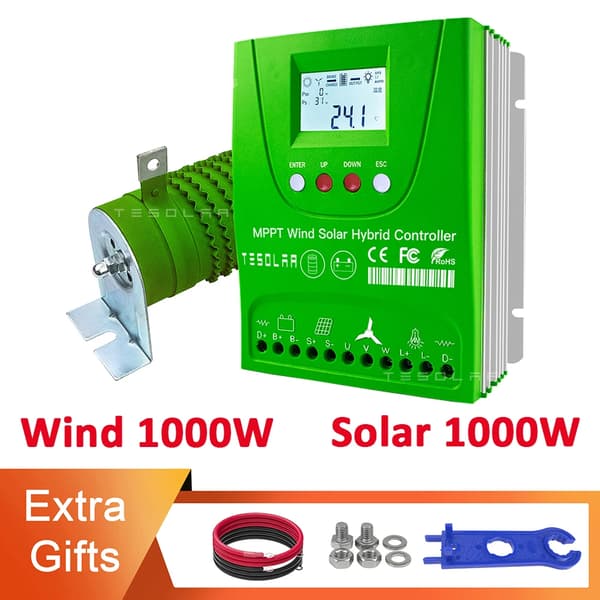 Laddningsregulator, Bluetooth-anslutning, Omfattande skydd, VIT-a, 12V-a