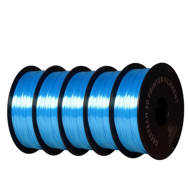 3D Filament, Silk PLA, Miljøvenligt Materiale, Silke Himmelblå
