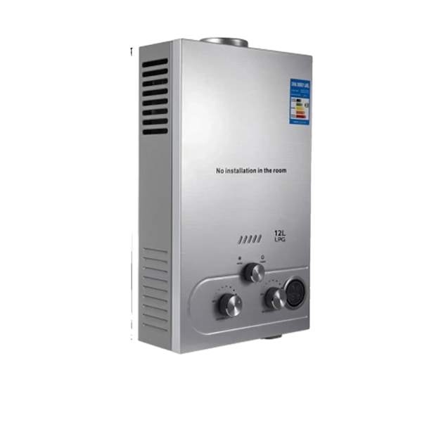 LPG Vandvarmer, Bærbar Tankløs Design, Flere Sikkerhedsforanstaltninger, 8-18L/min Output,16 liter 16L 16L