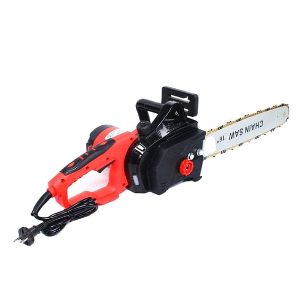 Elektrisk Motorsav, 2000W Effekt, Ergonomisk Design, Rød, EU