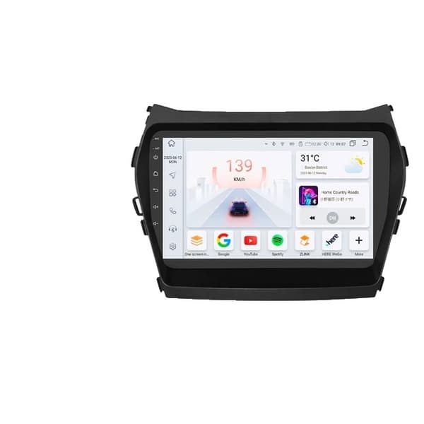 Android-radiosoitin, 9 tuuman kosketusnäyttö, sisäänrakennettu GPS, S8