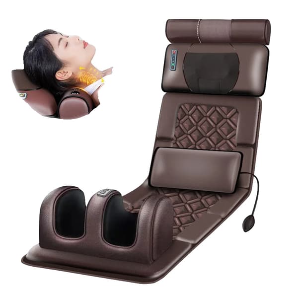 Massage-madrass, vibrationsfunktion, värmefunktion, 12v 50hz