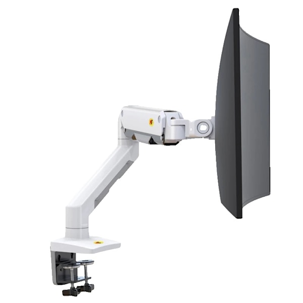 Monitor Skrivebordsstativ, Passer til 27"-45" Skærme, Understøtter 11-35,2 lbs,Hvid White WHITE