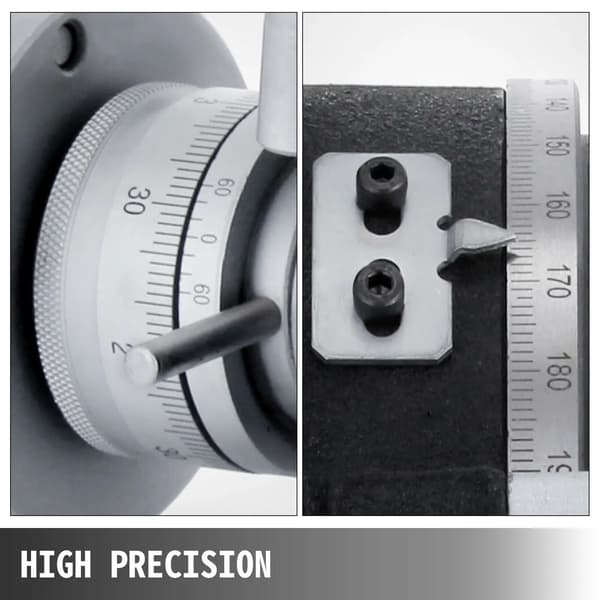 Fræsemaskine Drejebord, 100MM 150MM 200MM, Indeksering Boring