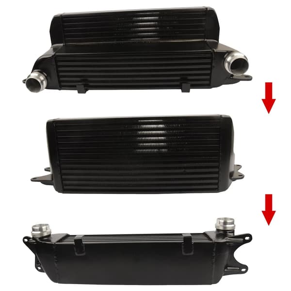 Intercooler, yhteensopiva luksussedan E60 E61 E63 E64, alentaa imuilman lämpötilaa, moottorilohko, jäähdytysjärjestelmä, CCC-sertifioitu
