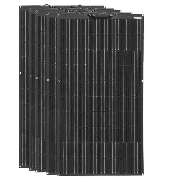 Flexibelt solpanel, 200W effekt, hög effektivitet, 5st 100W solpanel