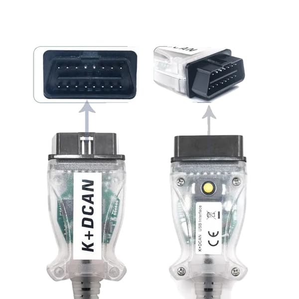 OBDII Diagnostisk Kabel, USB Interface, FTDI Chip, Ny Hvid