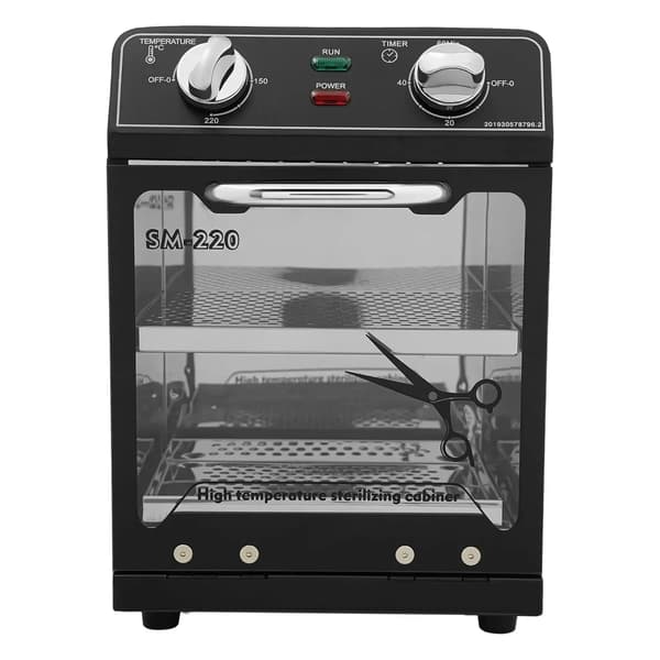 Tørvarme Sterilisator, 600W, 220 Høj Temperatur, Sort
