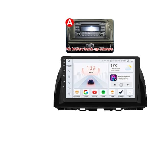 Bil Multimedia Afspiller, 10.1 Tommer Touchscreen, Indbygget GPS Navigation, A-8kerner-4G 32G -S4