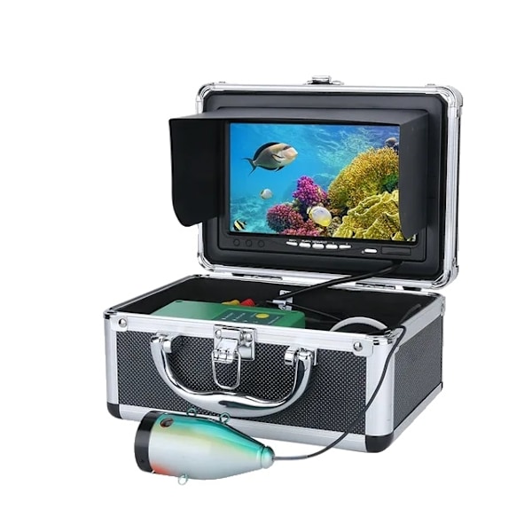 Undervandsfiskeri kamera, 7 tommer HD1080P kamera, Infrarød lampe fiskfinder, 30m med DVR 30M with DVR 30m with DVR
