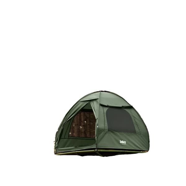 Camping Telt, 7-i-1 Design, Hurtig Opsætning, grøn