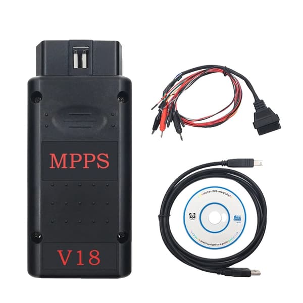 ECU Chip Tuning Interface, stöd för flera språk, Tricore-kabelscanner, MPPS V18