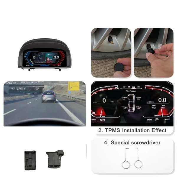 Digital Odometer, Trådløs Carplay, Adaptiv Gear Påmindelse, E84 Carplay TPMS