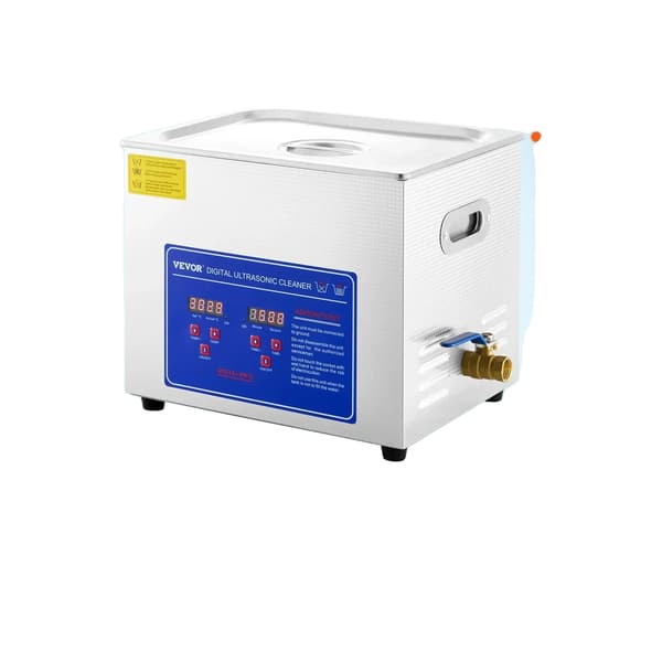 Ultralydsrenser, Digitalt Betjeningspanel, Rustfrit Stål Tank, 10L