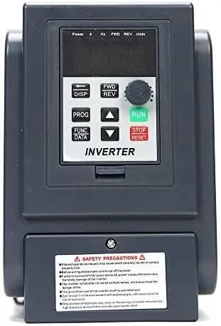 Variabel frekvensdrivning, 0,75 kW effekt, 5A ström,svart, europa