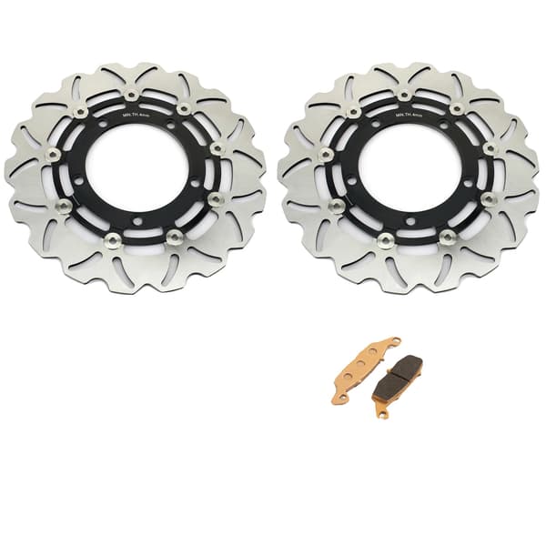 Bromsskivor, Hållbart Rostfritt Stål, Pålitlig Bromsprestanda, V-Strom 650 07-15 WB