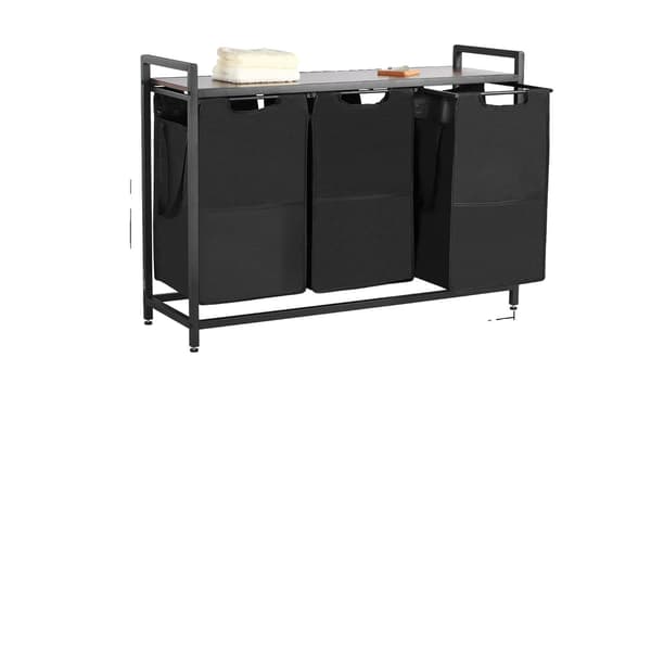 Vaskesorterer, Holdbar Metalramme, Nem Organisering, 3 Rum TypeA