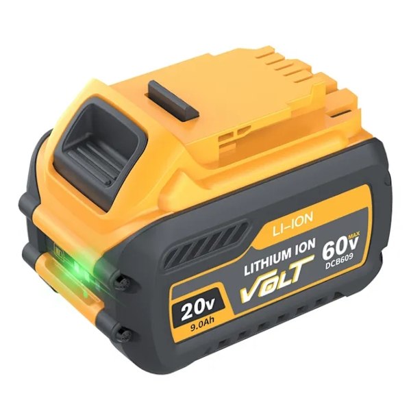 Dewalt ersättningsbatteri, 60Ah/90Ah, Kompatibelt med FlexVolt-verktyg, 1st 9000mAh 1PCS 9000mah